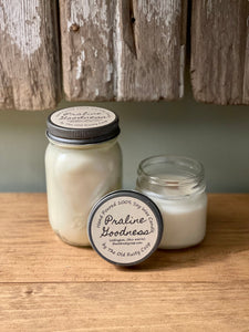 Praline Goodness~ Hand Poured 100% Soy Wax Wooden Wick Candle