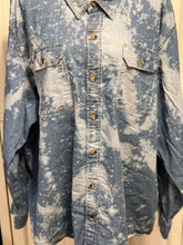 Load image into Gallery viewer, Flo Distressed Denim Shirt ~ Unisex Size 3XL
