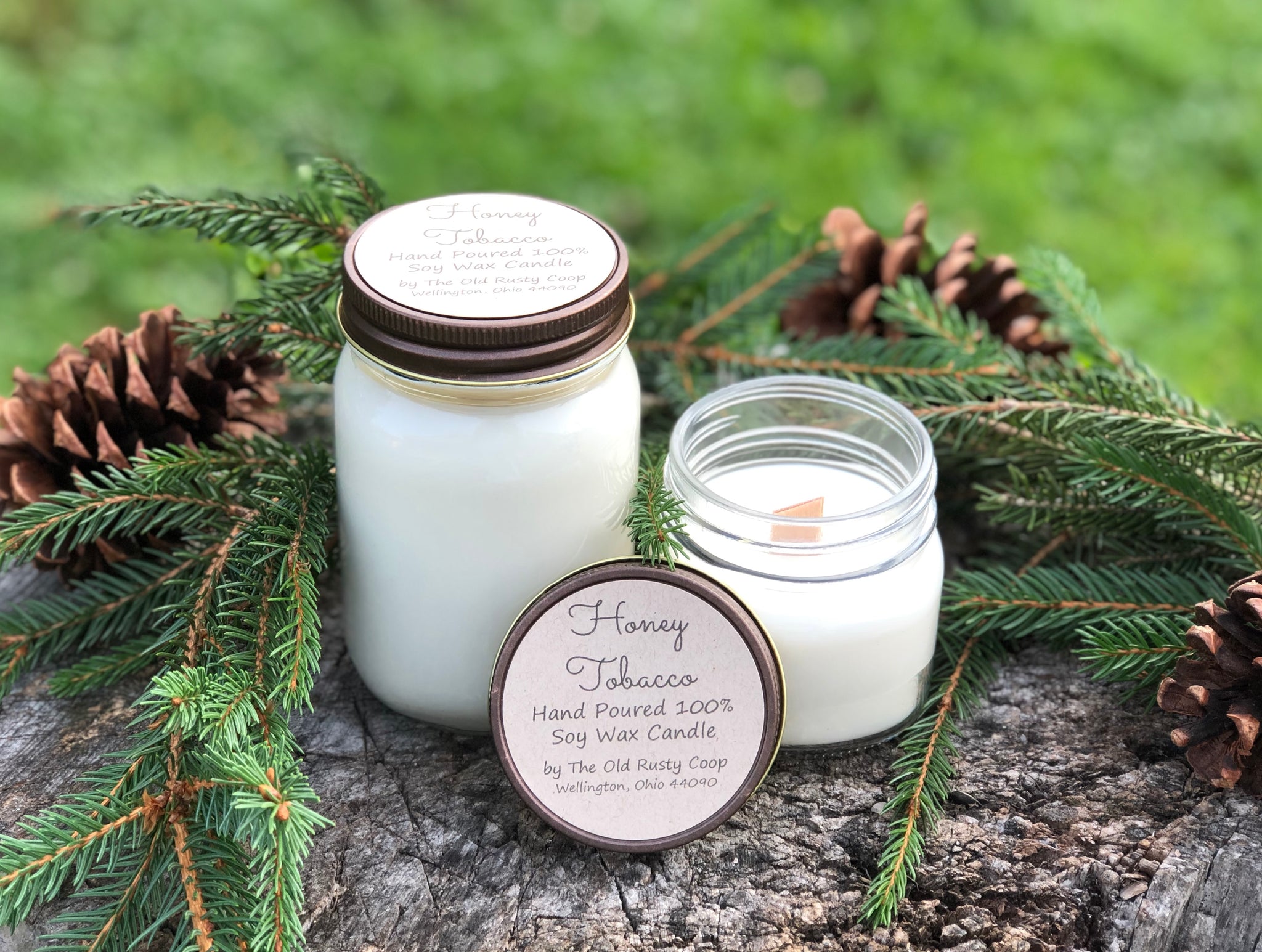 Gingerbread ~ Hand Poured 100% Soy Wax Wooden Wick Candles – TheOldRustyCoop