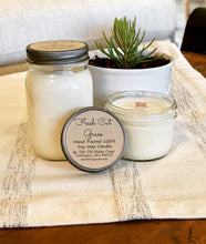 Load image into Gallery viewer, Fresh Cut Grass ~ Hand Poured 100% Soy Wax Wooden Wick Candles
