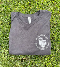 Load image into Gallery viewer, Super Soft Short Sleeve Dark Gray The Old Rusty Coop T-shirt
