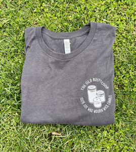 Super Soft Short Sleeve Dark Gray The Old Rusty Coop T-shirt