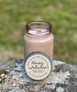 Honey Tobacco Vintage Inspired Jar ~ 100% Soy Wax Candle